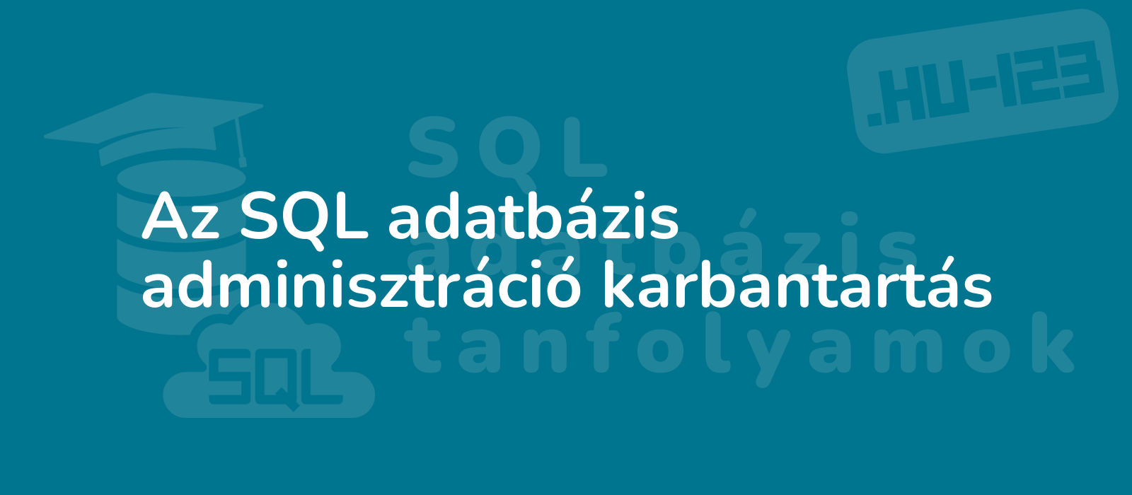 the representative image for the title az sql adatbazis adminisztracio karbantartas could be described as professional database administrator managing sql system displaying expertise in maintenance 4k resolution technical focus